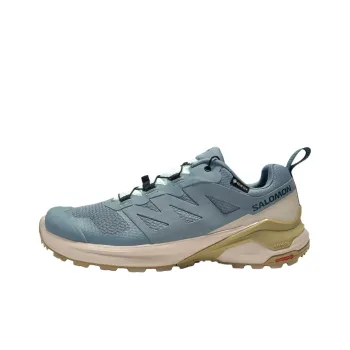 SALOMON X Adventure Anti Slip Wear Resistant Low Top Running Shoes Women's Green