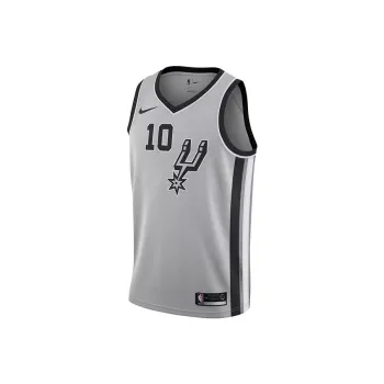 Nike x NBA Basketball Jerseys SW Fan Edition 19 20 Season San Antonio Spurs DeRozan Size 10 Men's Gray