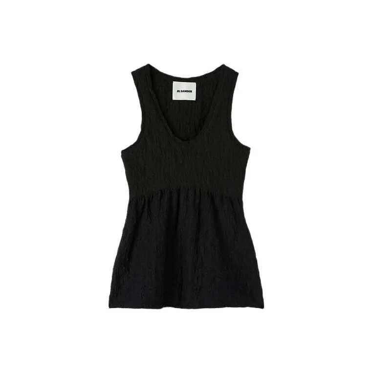 JIL SANDER Tank Tops Women's Black-0