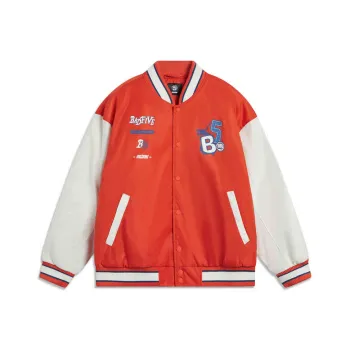 LiNing Basketball Collection Puffer Jacket Men's China Pink Orange Ivory