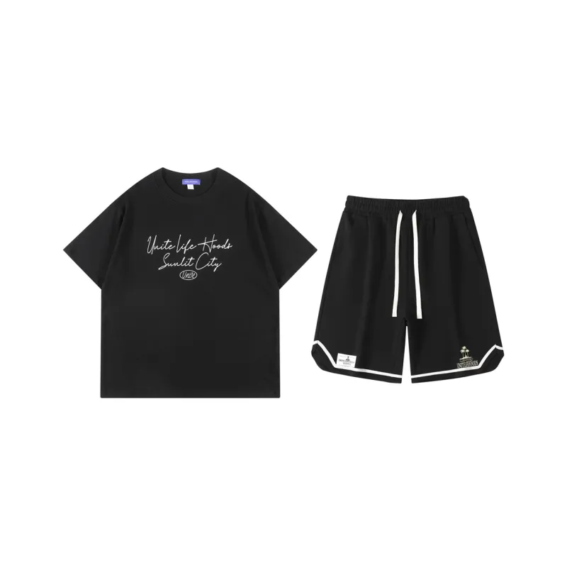 Unite Life HOODS Casual Sportswear Unisex Black-0