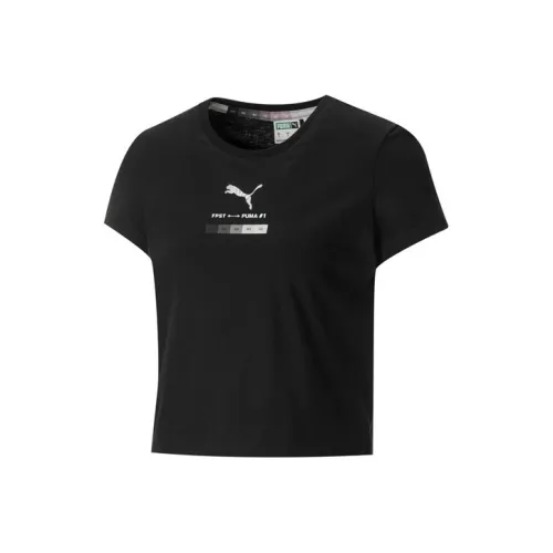 PUMA Crop Tops Women's Black