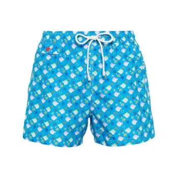 KITON Graphic print Swim Shorts