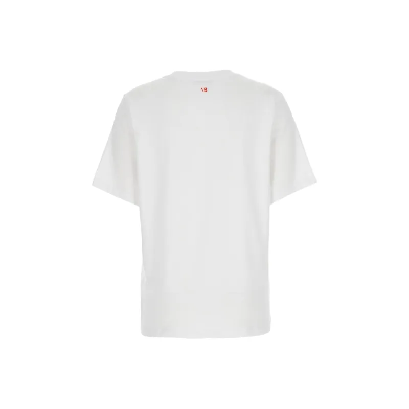 Victoria Beckham Slogan Printed Crewneck T Shirt-1