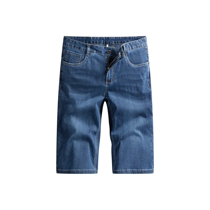 PIERRE CARDIN Knitted Fabric Denim Shorts Men's-3