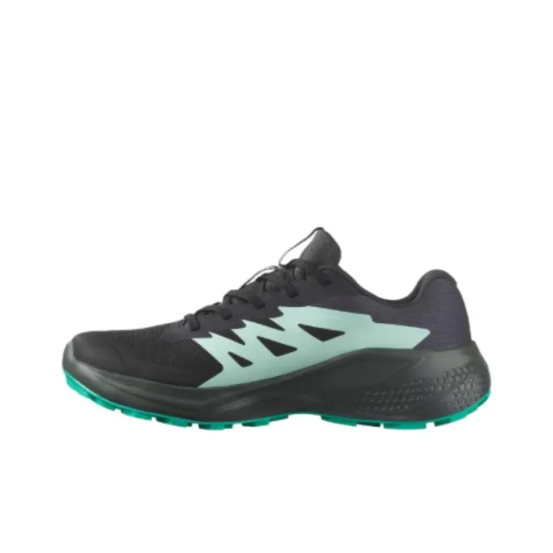 SALOMON ALPHAGLIDE Anti Slip Wear Resistant Low Top Running Shoes Men's Black Green-1