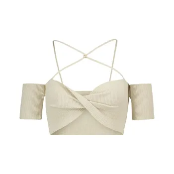 Jacquemus Le Haut Soleil Top 'Beige'