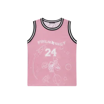 FireMonkey Basketball Jerseys Unisex Pink