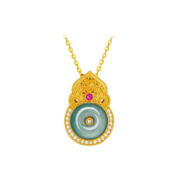 Chum Glutinous Jade Necklaces Women's