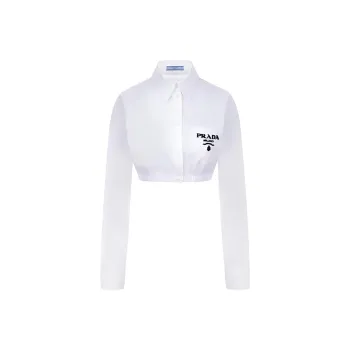 PRADA Crop Tops Women's White