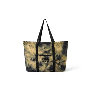 FILA FUSION Fabric Tote Handbag Unisex Light Coffee Color & Pitch Black