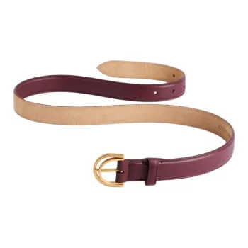 Balenciaga Calfskin Leather Belts Women's Brown 2.5CM
