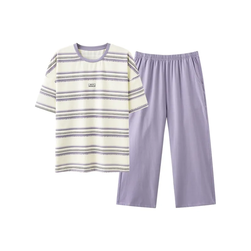 FENTENGCARE Pajama Set Women's Violet-0