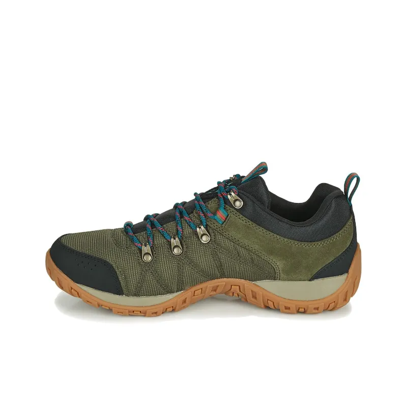 Columbia Anti Slip Wear Resistant Low Top Outdoor Shoes Men's Green-1