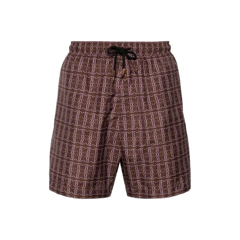 Roberto Cavalli Tiger Tooth detailed Logo print Swim Shorts-0