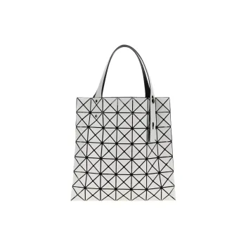 ISSEY MIYAKE Polyester One Shoulder Handbag Unisex Light Gray