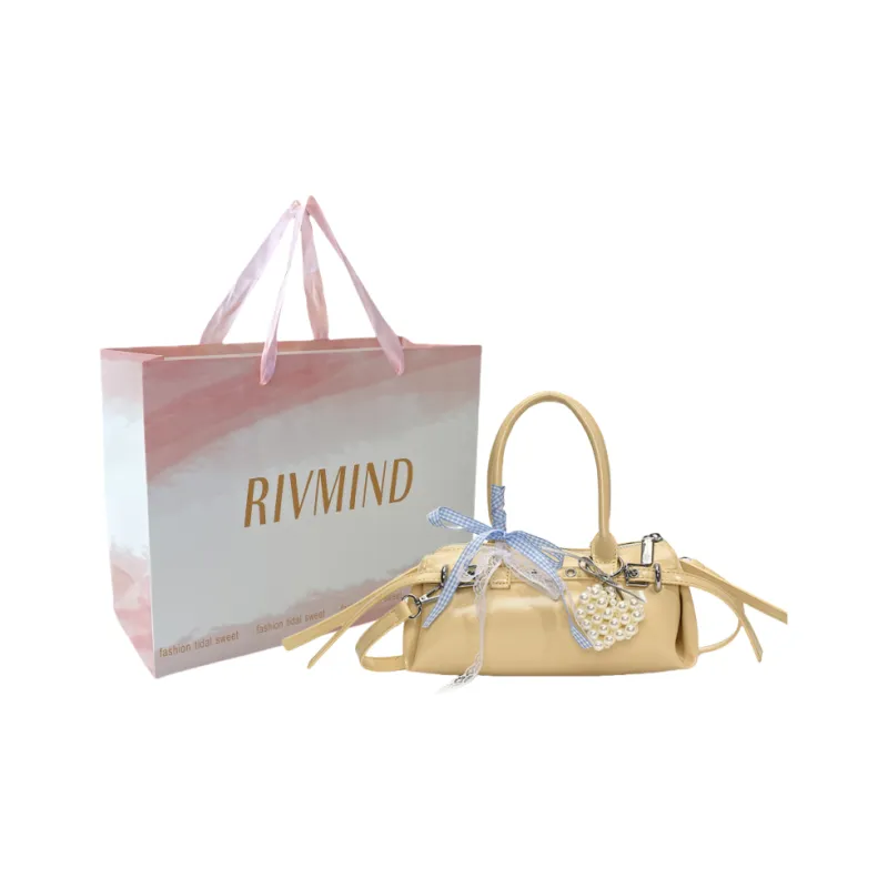 RIVMIND PU One Shoulder Handbags Women's White/Silver/Black/Yellow/Blue/Pink-6