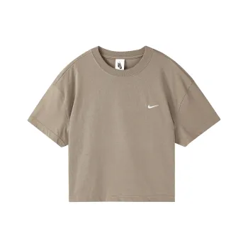 Nike Crop Tops Women's Olive Gray