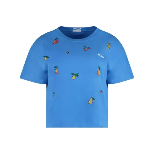 MOTHER The Grab Bag Fruit Cocktail Cropped T Shirt