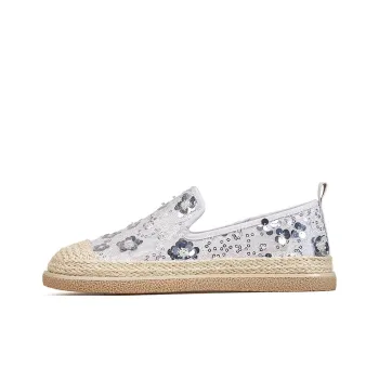 Joy&Mario Espadrilles Women's Silver, Black, Champagne