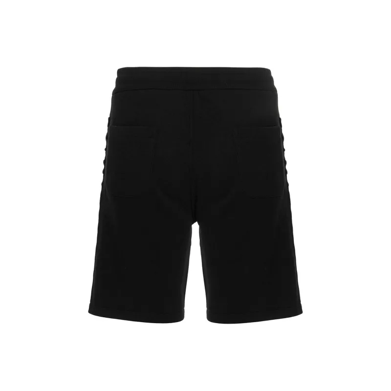 BALMAIN Embossed-logo Bermuda Shorts-1