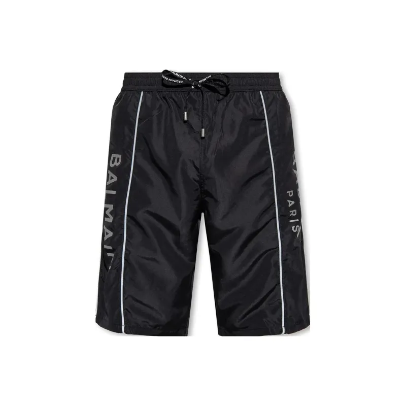 BALMAIN Swimming Shorts Men's Black-0