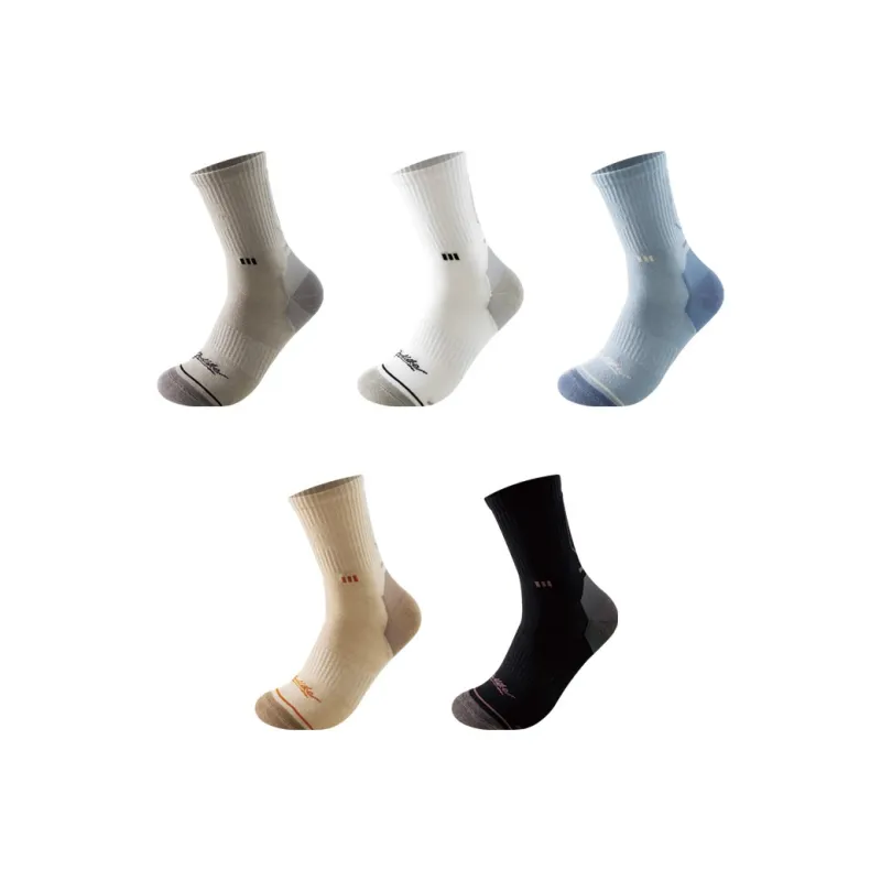 H YXIANG Mid Calf Socks Men's 5 Pack-15