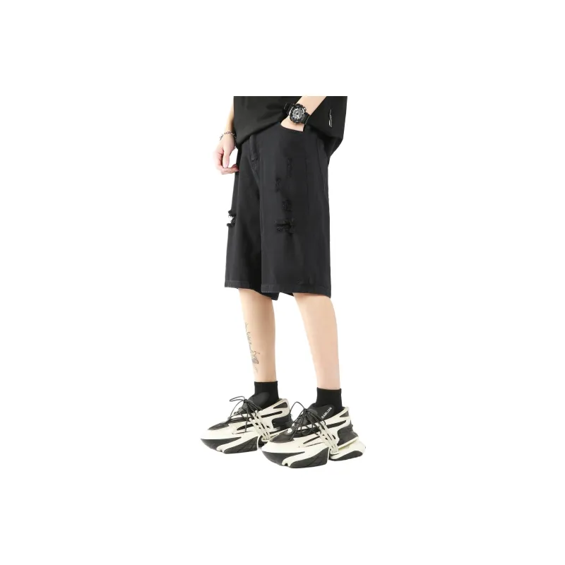 Nuthink Denim Shorts Unisex-0