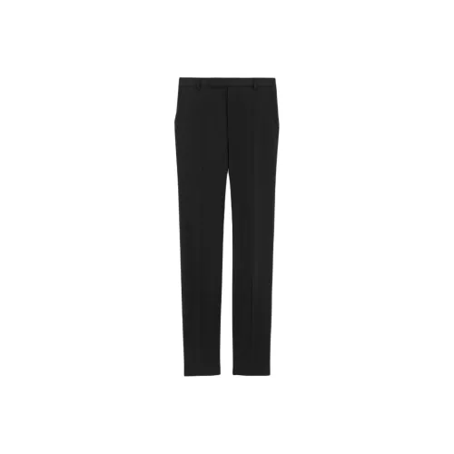 SAINT LAURENT High Waist Straight Leg Pants