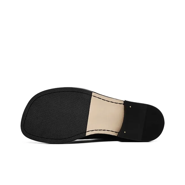 APRHE Abrasion Resistant Slip Resistant Closed Toe Slippers Unisex Black-4