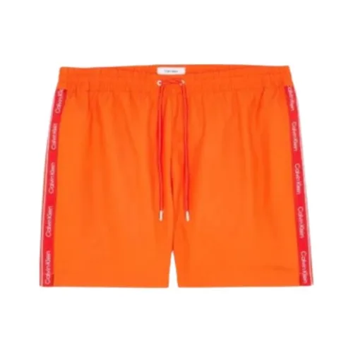 CALVIN KLEIN Swimming Shorts Men's Orange
