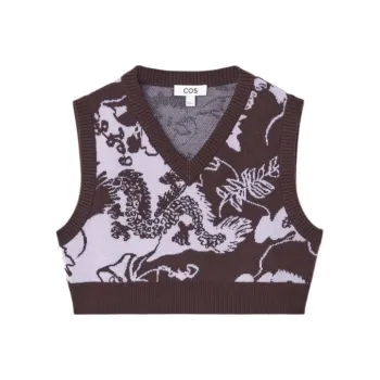 COS Tank Tops Women's Dark Brown/Purple