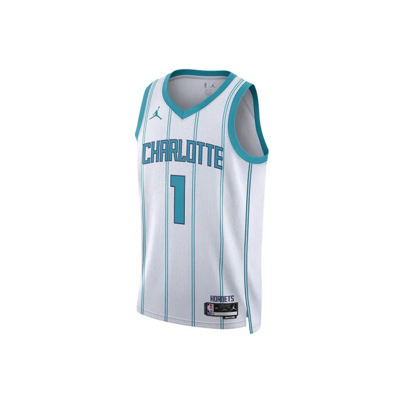 Jordan Basketball Jerseys Men's White-0