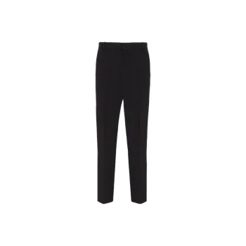 BALMAIN Cotton Straight leg Trousers