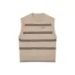 Khaki Base with Coffee Stripes