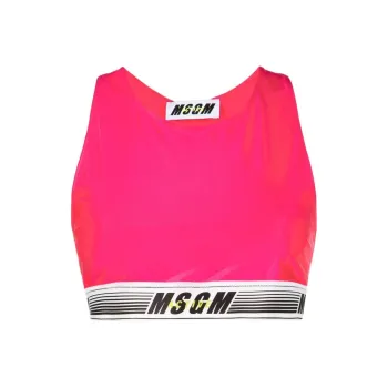 MSGM Logo Band Sport Top