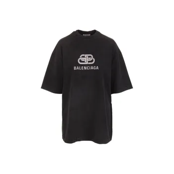 Balenciaga T Shirt Women's Black Loose Fit
