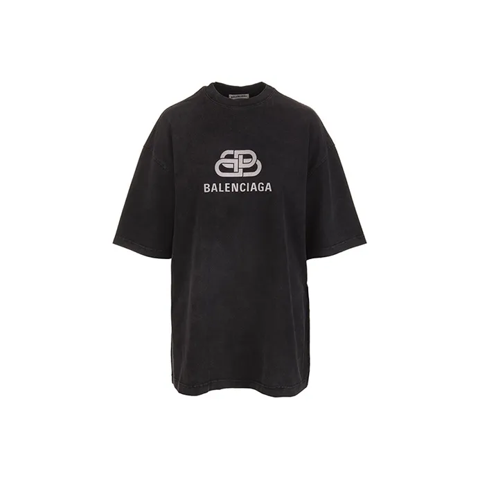 Balenciaga T Shirt Women's Black Loose Fit-0