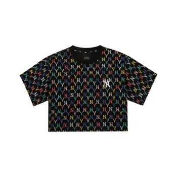 MLB Crop Tops Women's Black