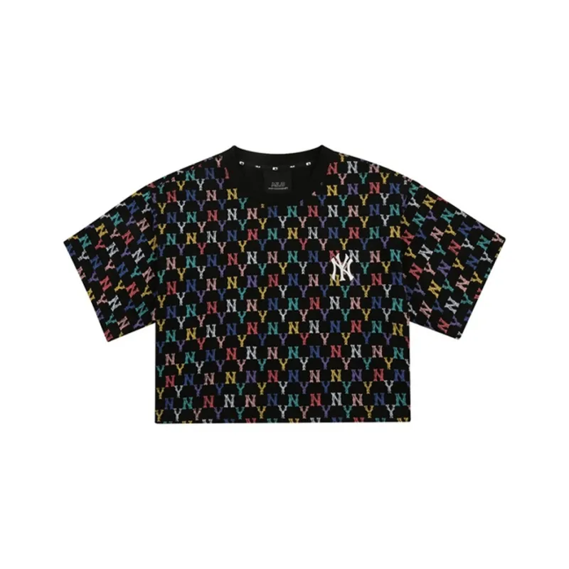 MLB Crop Tops Women's Black-0