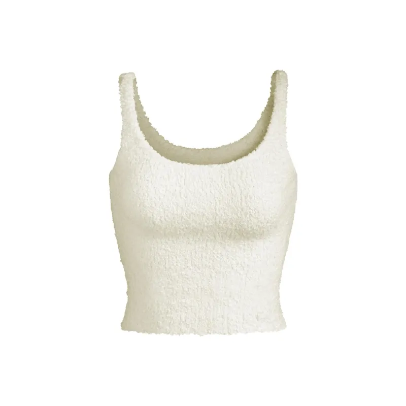 Skims Cozy Knit Tank Bone-0