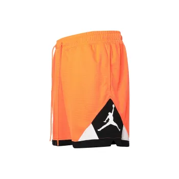 Jordan Dri FIT Basketball Sports Training Splicing Shorts Orange