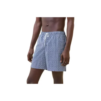 HERMES Swimming Shorts Men's Blue