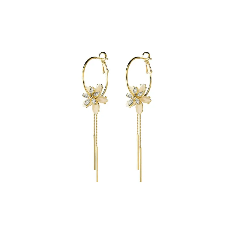 VIOLET S925 Silver Earrings Women's-0