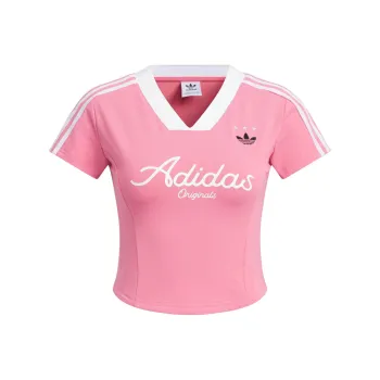 Adidas T Shirt Women's Light Rose Red