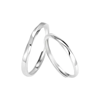 CHIC ZONE 999 Fine Silver Rings Unisex