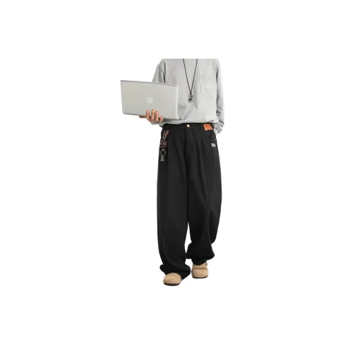 CREAZIONI LA FANTASIA E MOBILE SS25 Casual Pants Unisex Carbon Black