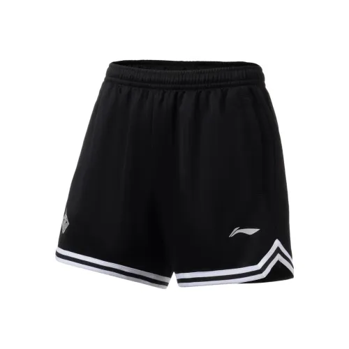 LiNing Professional Basketball Collection Basketball Shoes Basketball Shorts Men's Black