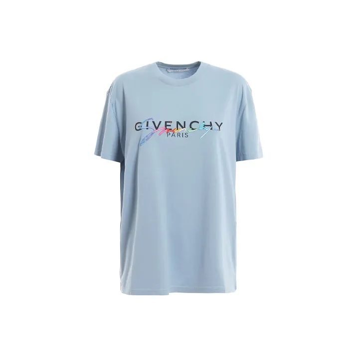 Givenchy T Shirts Women's Blue-0