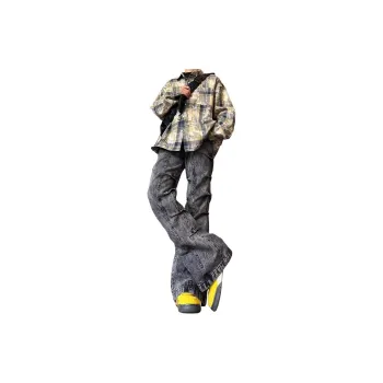 Glona Klio Jeans Unisex Black Gray